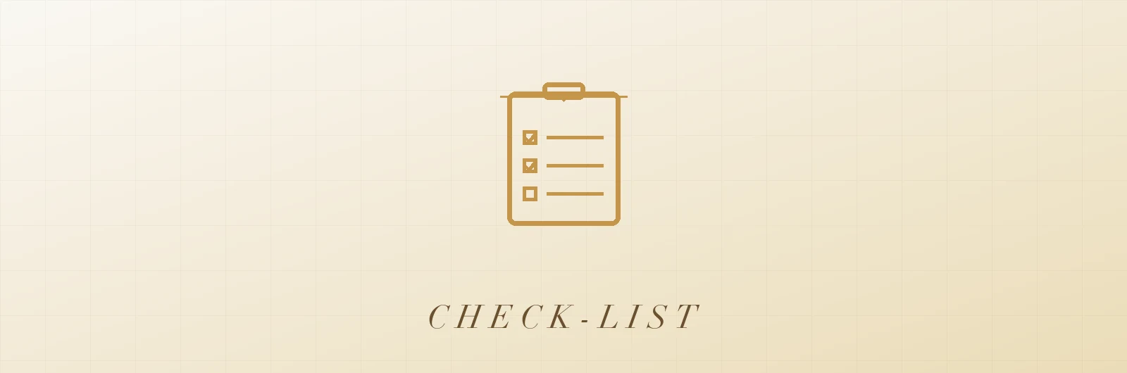 Check-list d'organisation de mariage mois par mois